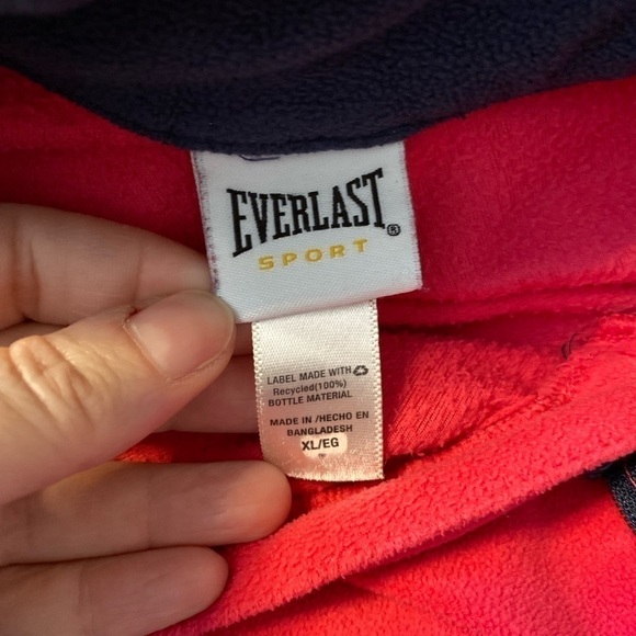 EVERLAST Sport  Women's 1/4 Zip Long Sleeve Pink Pullover (Size XL) - Picture 4 of 10